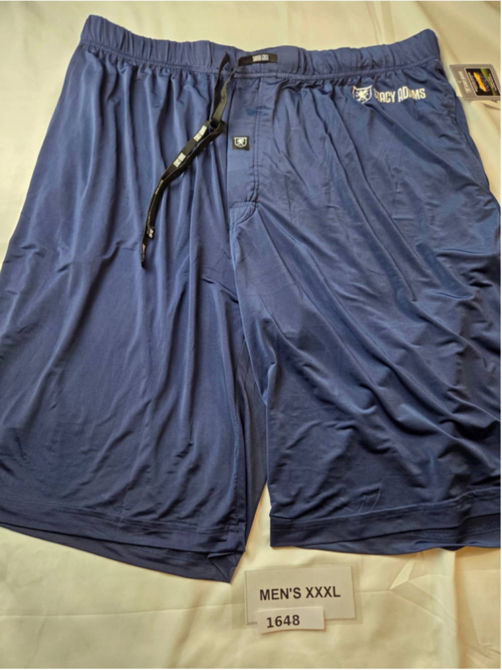 Men's Stacy Adams Boxers 3XL Navy NWT New #1648